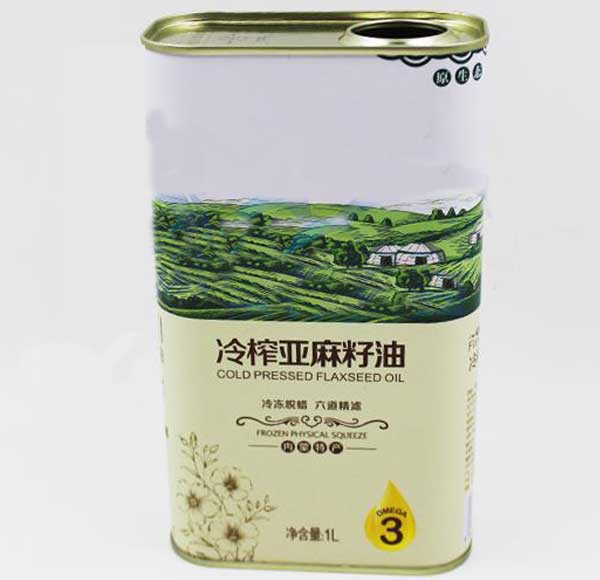 1L亞麻籽油鐵罐